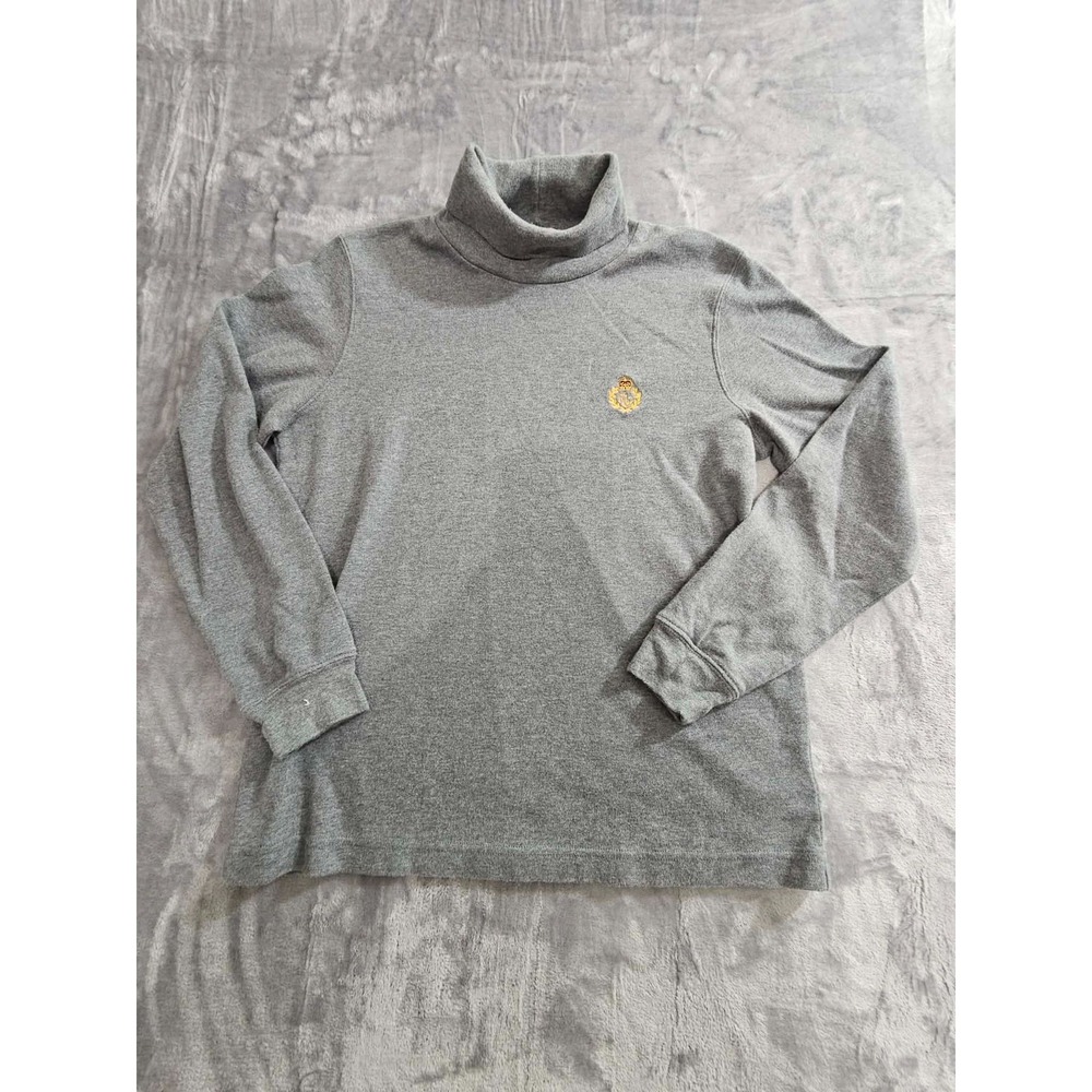 Vintage‎ Lauren Ralph Lauren Turtleneck Pullover Light Gray Size Petite Small